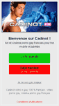 Mobile Screenshot of cadinot.fr